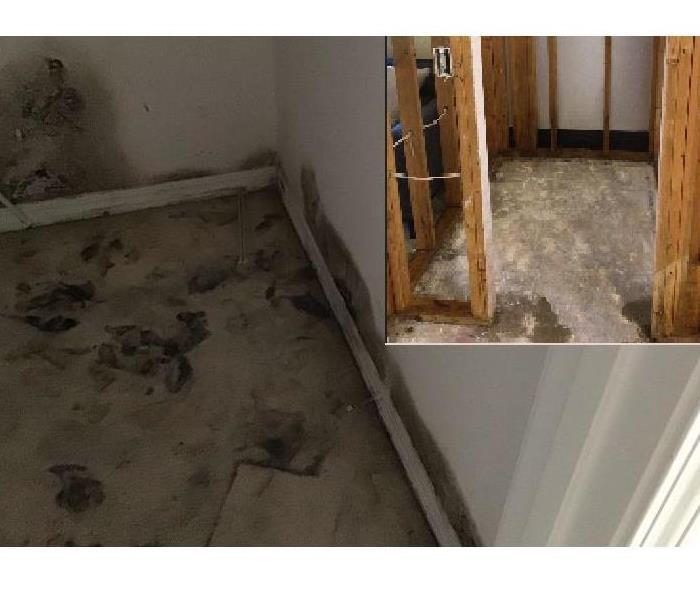 Rental property floor damage in Navarre, FL